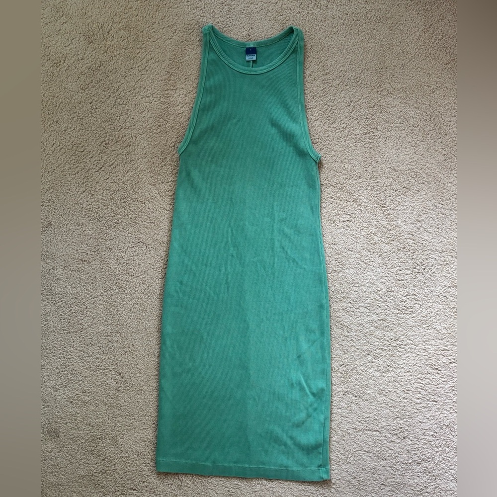 Old Navy Green Bodycon Midi Dress